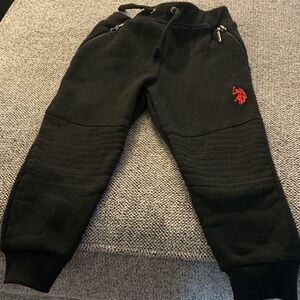 Polo Kids Black Jogger Pants